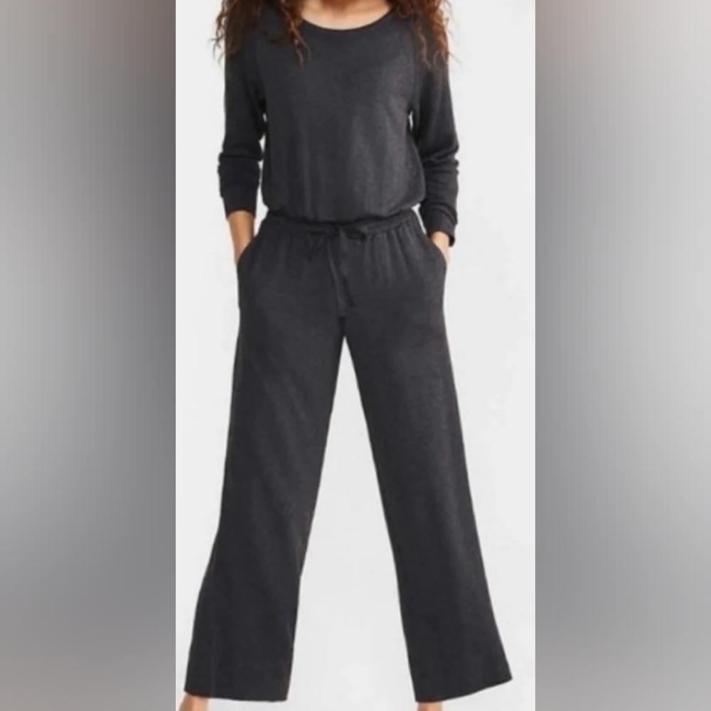 Lou & Grey cozy gray jumpsuit (size XS)